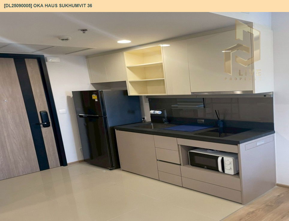 picture DL25090005 Condo for rent, OKA HAUS Sukhumvit 36 near BTS Thong Lo, ready to move in, call urgently 0656133286 LineID @655ebbvc - 5/7