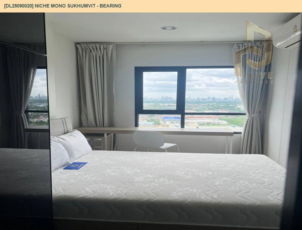 picture DL25090020 Condo for rent, Niche Mono Sukhumvit - Bearing near BTS Bearing, ready to move in, call urgently 0656133286 LineID @534wlwof - 6/10