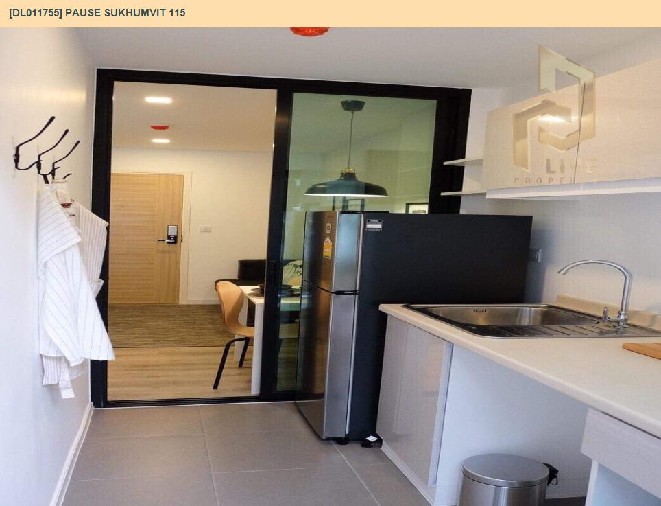 picture DL011755 Condo for rent, Pause Sukhumvit 115 near BTS Pu Chao, ready to move in, call urgently 0656133286 LineID @655ebbvc - 6/7