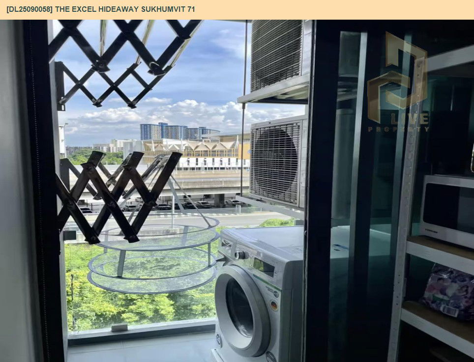 รูป DL25090058 ให้เช่าคอนโด ดิ เอ็กเซล ไฮด์ อะเวย์ สุขุมวิท 71 (The Excel Hideaway Sukhumvit 71) ใกล้ BTS อ่อนนุช พร้อมเข้าอยู่ โทรด่วน 0638692663 LineID @655ebbvc - รูปที่ 8/15