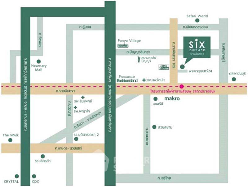 picture 3-BR Townhouse at Sixnature Ramintra 109 in Bang Chan (ID 2150446) - 9/9