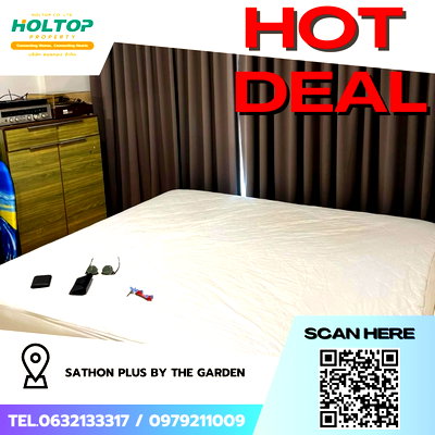 Condos for rent : #Z2263💥030968🔥Condo for rent: Sathon Plus By The Garden