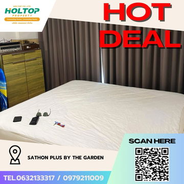 #Z2263💥030968🔥ให้เช่าคอนโด Sathon Plus By The Garden
