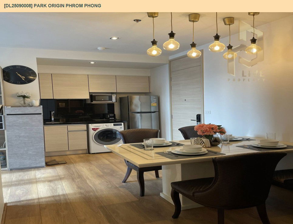 picture DL25090008 Condo for rent, PARK ORIGIN PHROM PHONG near BTS Phrom Phong, ready to move in, call urgently 0656133286 LineID @655ebbvc - 5/20