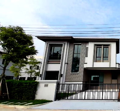บ้านเดี่ยวให้เช่า : ให้เช่าบ้านใหม่🔥 แกรนด์ พลีโน่ วัชรพล-สุขาภิบาล 5🔥149ตรม🔥3Bed🔥