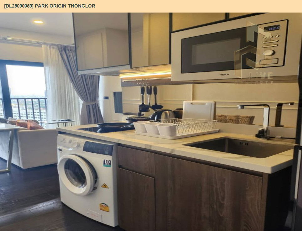 picture DL25090059 Condo for rent, PARK ORIGIN THONGLOR near BTS Thong Lo, ready to move in, call urgently 0656133286 LineID @534wlwof - 9/14