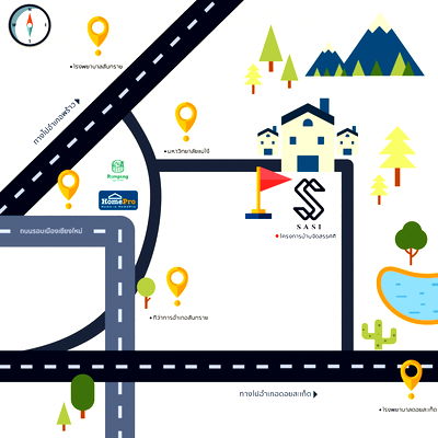 บ้านเดี่ยว สันทราย เชียงใหม่ : โครงการบ้านศศิ – บ้านใหม่ทำเลทองที่ อ.สันทราย จ.เชียงใหม่ บ้านสร้างเสร็จพร้อมขาย!!!!