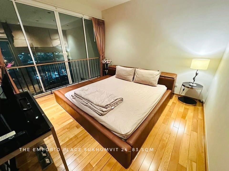 รูป For RENT, Beautiful Duplex 83 sqm. at The Emporio Place Sukhumvit 24 with river view - รูปที่ 11/12
