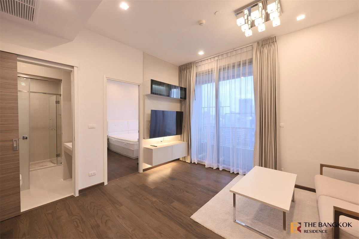 picture 🔥 Q Asoke - Rent 24,500 bath / month, 1B1B size 38 sqm, available ( Line ID: real_realestate or phone: 0842824246)  - 1/10