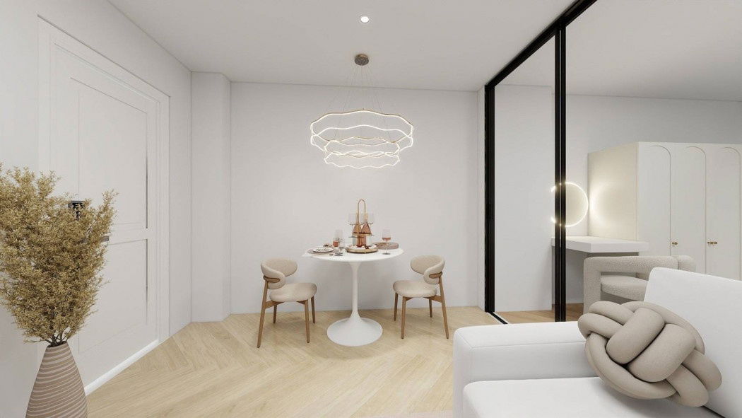 รูป ขายคอนโด​ Ratchada​ City​ Condo​ 32 ตร.ม​ 1 นอ​น​ 1 น้ำ​ ตึก​ C​ ชั้น​ 5​ ใกล้​ MRT​ ห้วยขวาง - รูปที่ 2/4