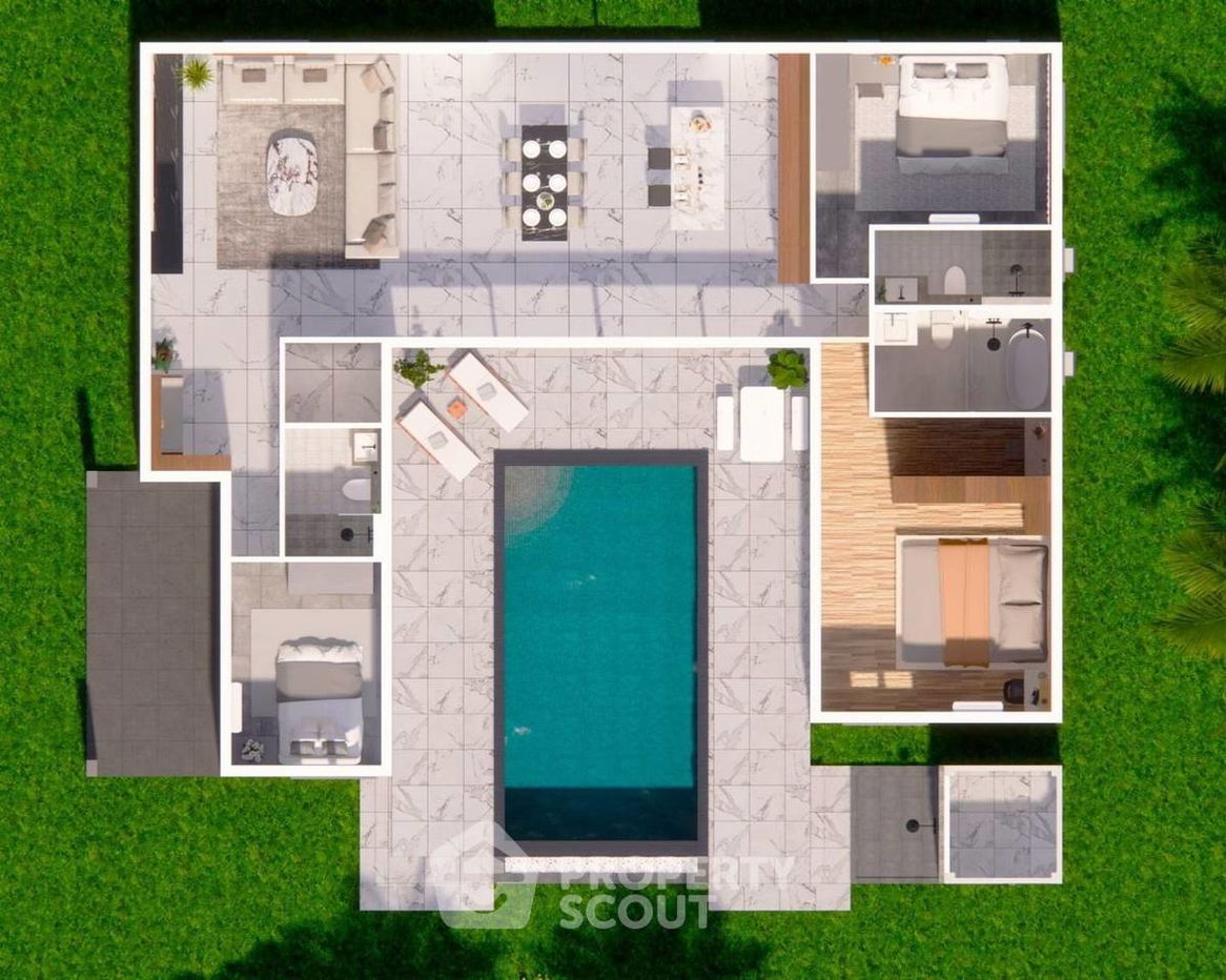 picture 3-BR Villa at MP House Pool Villa in Nong Kae (ID 1436246) - 4/11