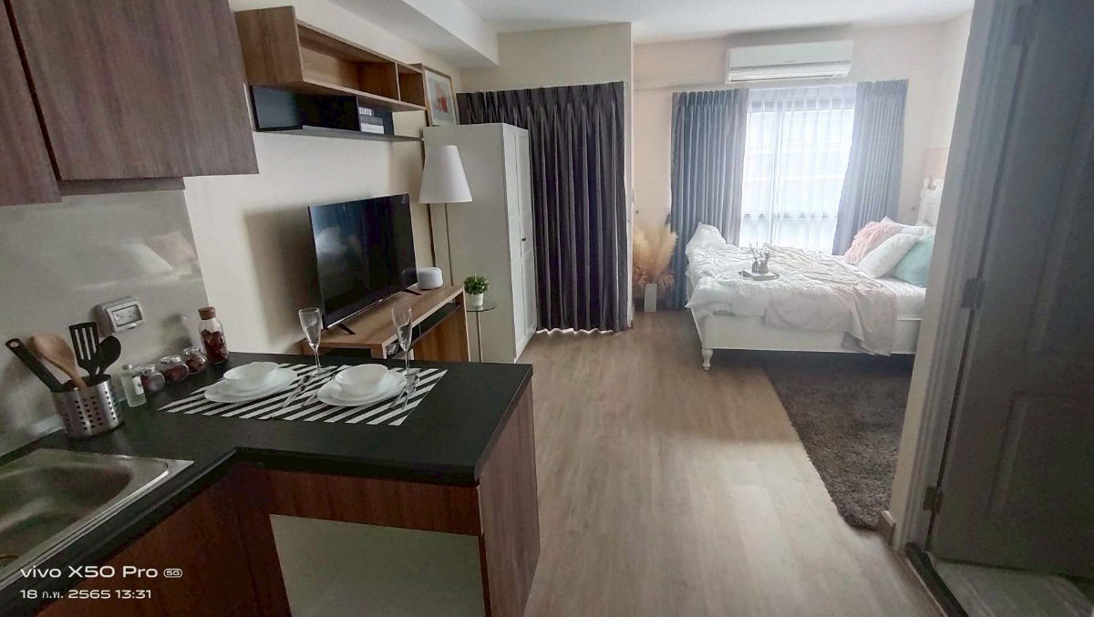รูป 🎉ปล่อยเช่าด่วน 624 คอนโดเลต รัชดา 36  624 Condolette Ratchada 36 🎉 24 ตรม ตึก C ชั้น 3 Line @BZProperty - รูปที่ 3/10