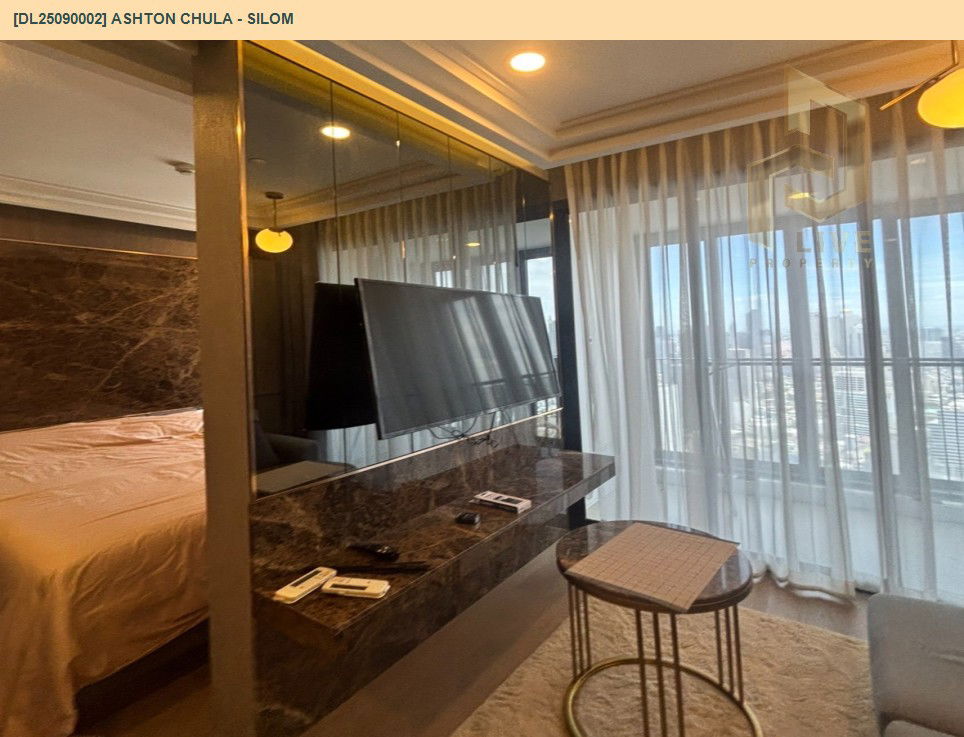 picture DL25090002 Condo for rent, Ashton Chula - Silom near MRT ส่ามย่าน, ready to move in, call urgently 0656133286 LineID @534wlwof - 4/8