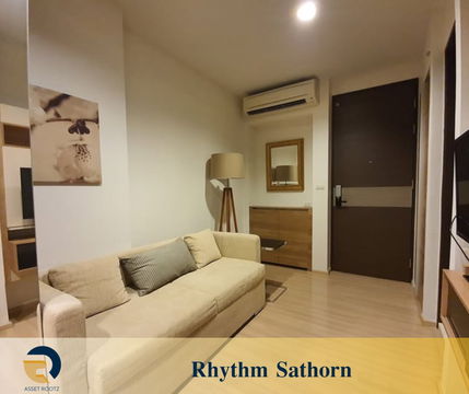 ให้เช่า  “ Rhythm Sathorn ” เฟอร์นิเจอร์ เครื่องใช้ไฟฟ้าครบ >>ติดต่อเราที่  Line@assetrootz 