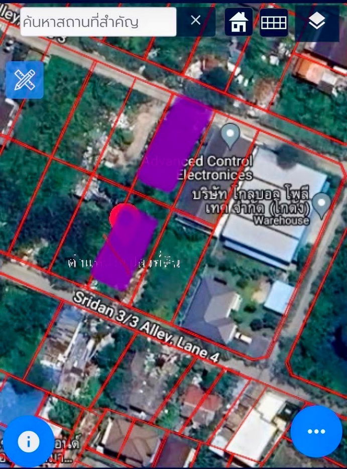 picture For Sale by Owner: Land in Soi Sridan 3/3, 99 sq.wah, only 250 meters from Srinakarin Road. - 11/11