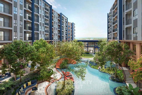 คอนโด 1-ห้องนอน ที่ กาบานาส หัวหิน ใกล้ สวนน้ำ วานา นาวา วอเตอร์ จังเกิ้ล (ID 2097568)
