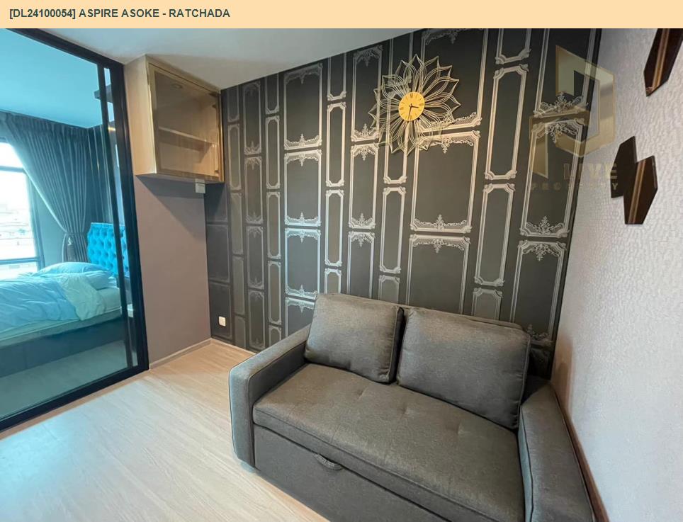 picture DL24100054 Condo for rent, Aspire Asoke - Ratchada near MRT พระราม 9, ready to move in, call urgently 0656133286 LineID @655ebbvc - 5/7