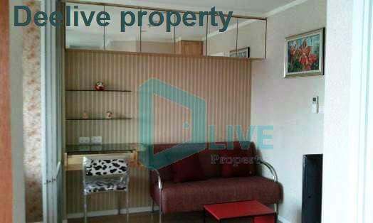 picture DL001043 Condo for rent, Lumpini Place Srinakarin - Huamark Station near Airport Rail Link Hua Mak, ready to move in, call urgently 0656133286 LineID @655ebbvc - 1/8