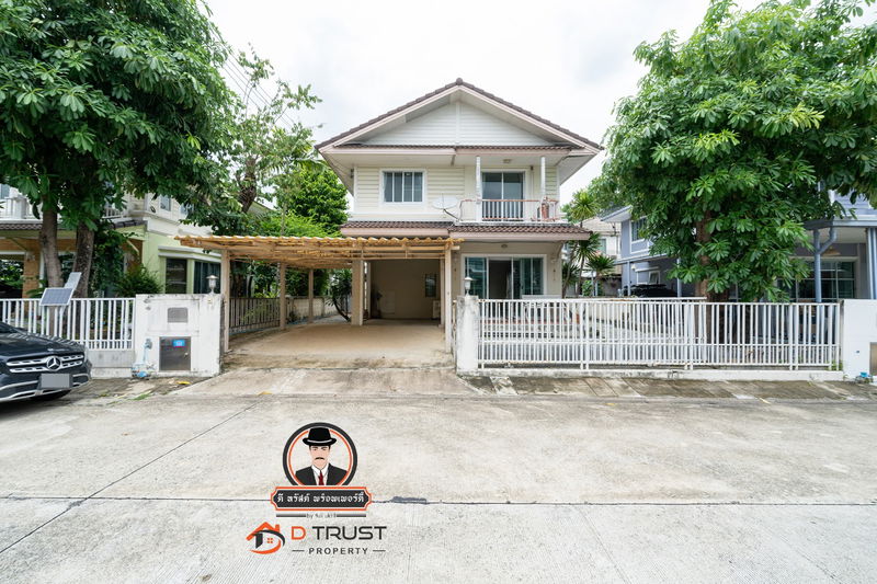 บ้านเดี่ยวให้เช่า : ให้เช่า บ้านเดี่ยว สีวลี สุวรรณภูมิ 50.60 ตร.ว. 3นอน 2น้ำ จอดรถได้ 2คัน