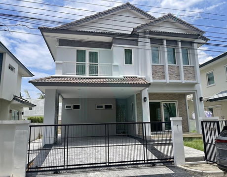 📌 ให้เช่าบ้านเดี่ยว 2 ชั้น มัณฑนา บางนา กม.13 3 ห้องนอน 3 ห้องน้ำ