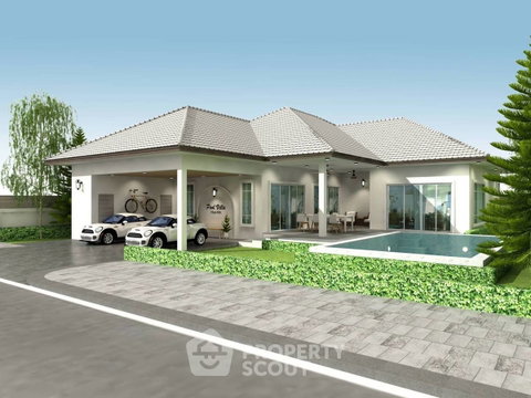 วิลล่า 3-ห้องนอน ใกล้ เมืองหัวหิน (ID 2042864)