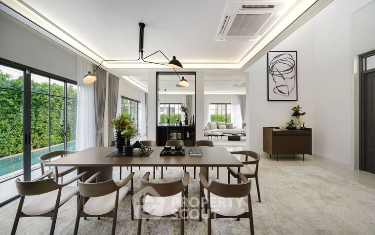 4-bed house for sale, 414 sqm, 32.3 sq wah, Pannana Thawi Watthana