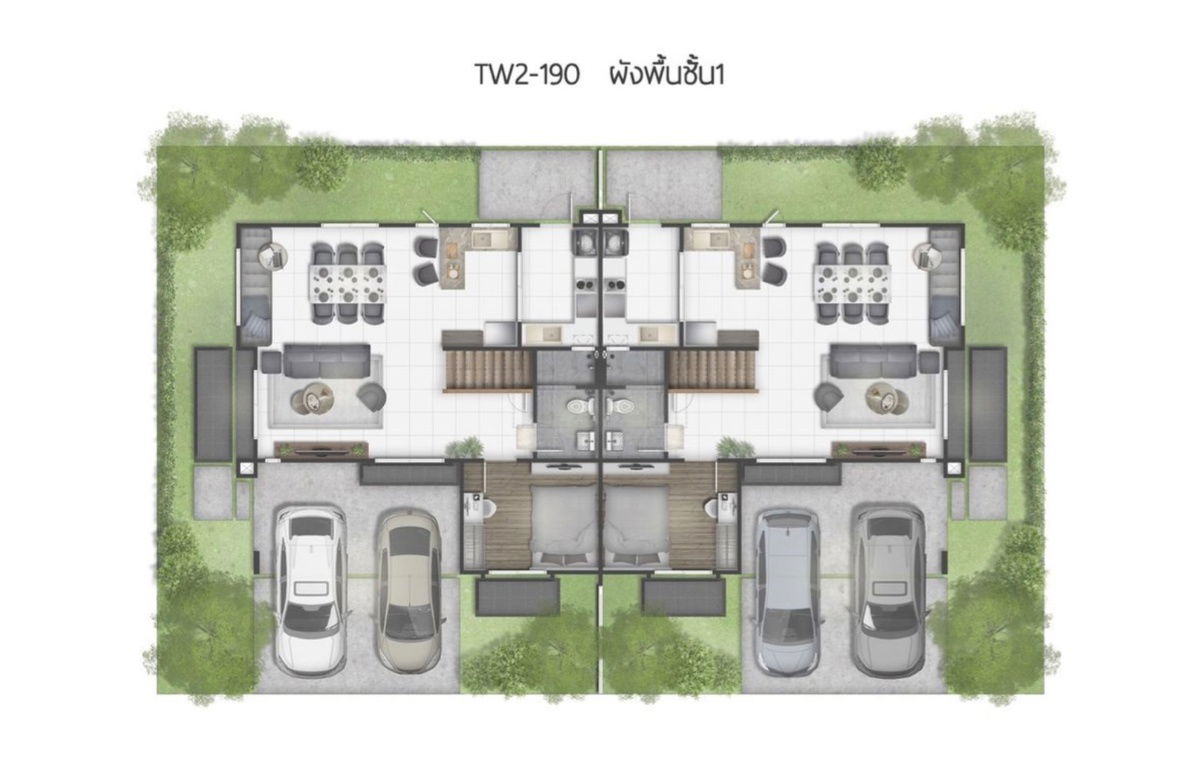 picture For sale: Luxury semi-detached house, Grand Britannia Bangna-, beautiful, cheap, near Airport Link Lat Krabang. Interested? Add me on Line @841qqlnr. - 17/17