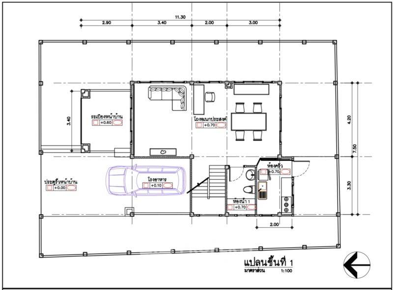 picture 3-BR House at Place & Park Prachauthit 90 in Ban Khlong Suan (ID 2150304) - 2/10