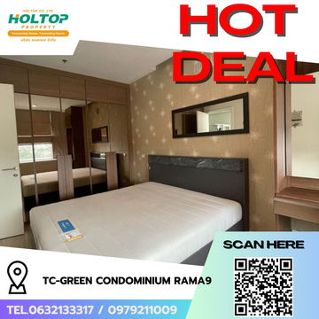 #R6112  🎉 030968 Condo for rent TC-Green Condominium Rama9 