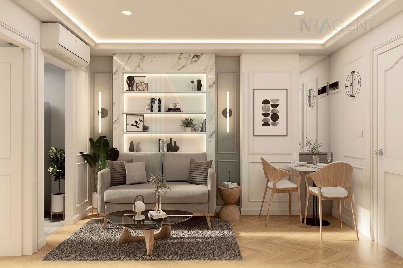 picture 📌 For Sell Condo THE KITH PLUS NAWAMIN Building B, Floor 8,1 bed room, Room size 31 sqm - 2/8
