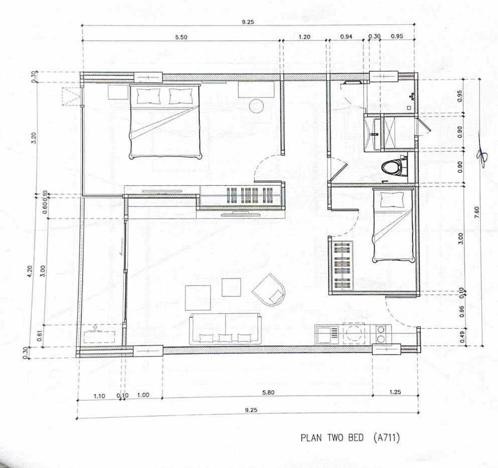 รูป คอนโด 2-ห้องนอน ที่ เดอะ สตาร์ ฮิลล์ คอนโด เชียงใหม่ ใน สุเทพ (ID 2285533) - รูปที่ 4/5