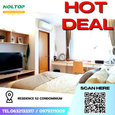 Condos for rent : #Z2267💥030968🔥Condo for rent: Residence 52 Condominium