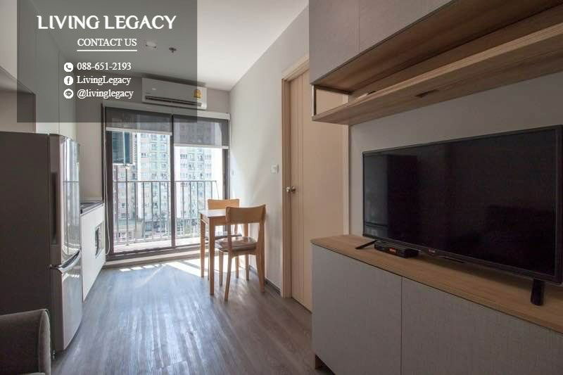 picture SJ7YD7 Condo For Rent Rich Park @ Triple Station 26 Sq.M. Floor 12 line id : @livinglegacy - 9/10