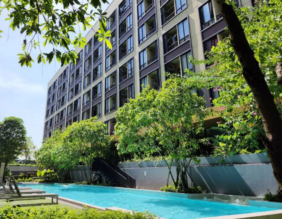 รูป **สถานะตามภาพปก ห้องว่างครับผม 2 ห้องนอนห้องมุม** ให้เช่า Plum Condo Saphanmai Station  BTS สะพานใหม่ เพียง 400 เมตร - รูปที่ 10/14