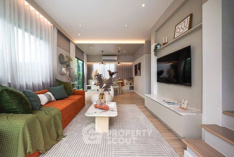4-bed house for sale, 149 sqm, 52.3 sq wah, Habitia Proud Prachauthit 72