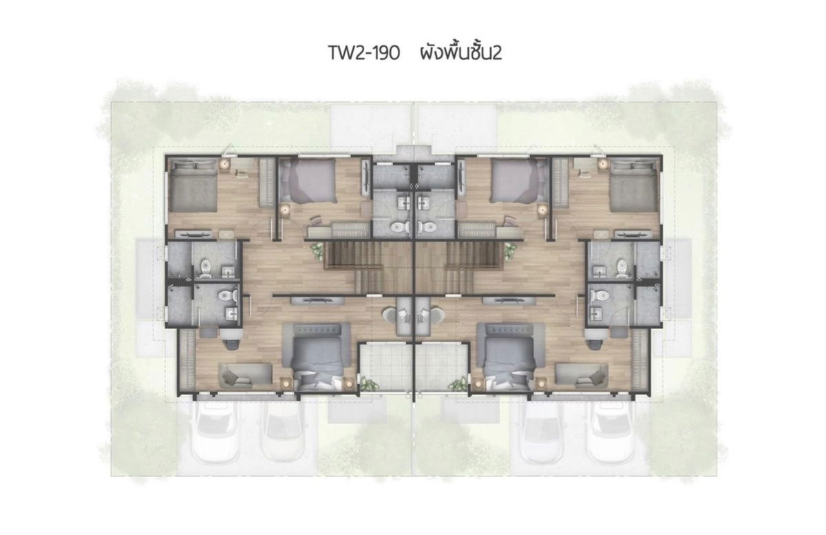 picture For sale: Luxury semi-detached house, Grand Britannia Bangna-, beautiful, cheap, near Airport Link Lat Krabang. Interested? Add me on Line @841qqlnr. - 16/17