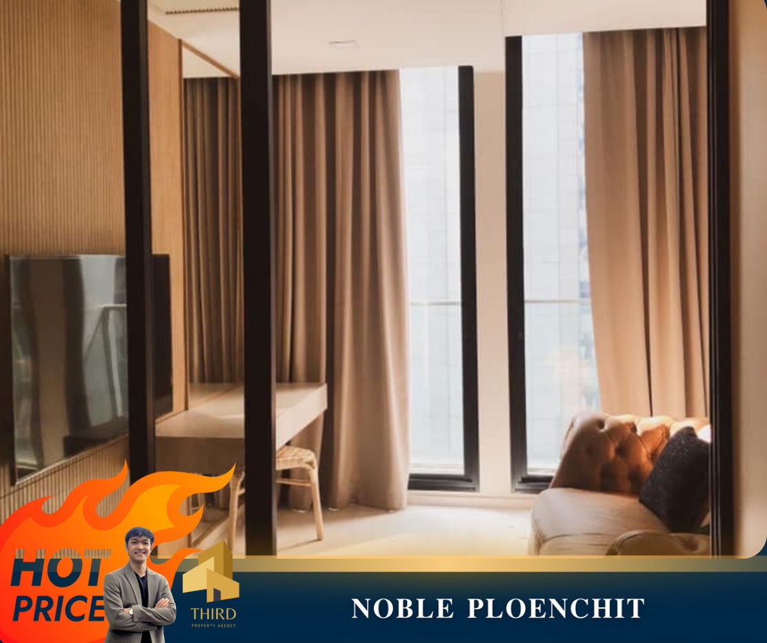 picture 🔥NOBLE PLOENCHIT🔥 Fully furniture , ready to move in //contact agent LineID:@thirdproperty - 1/10