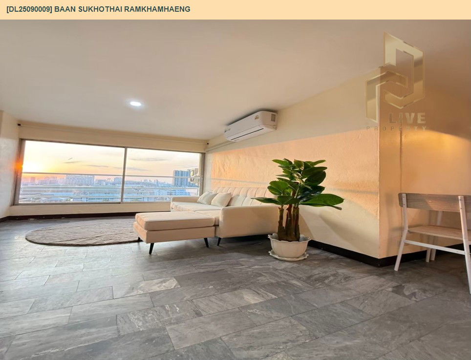 picture DL25090009 Condo for rent, Baan Sukhothai Ramkhamhaeng near -, ready to move in, call urgently 0656133286 LineID @655ebbvc - 5/12