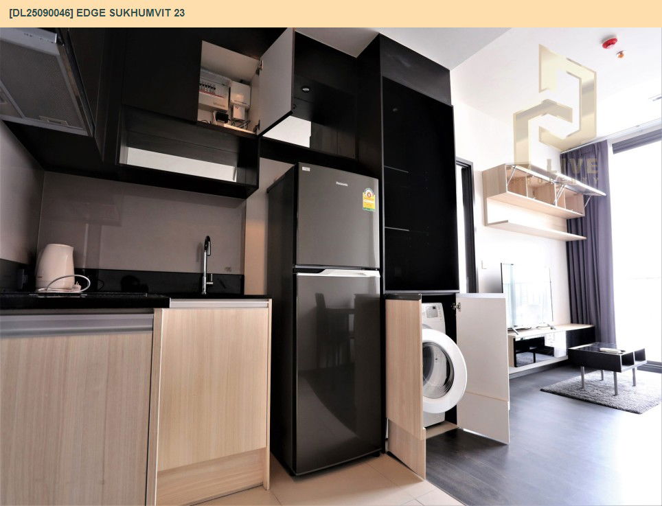 รูป DL25090046 ให้เช่าคอนโด เอดจ์ สุขุมวิท 23 (Edge Sukhumvit 23) ใกล้ BTS อโศก พร้อมเข้าอยู่ โทรด่วน 0638692663 LineID @655ebbvc - รูปที่ 6/11