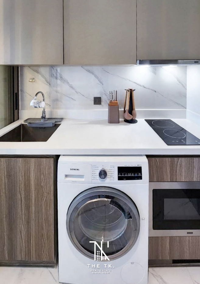 รูป [THE TK.] ให้เช่าคอนโด Rhythm Ekkamai Estate ขนาด 35 ตร.ม. 1 ห้องนอน 1 ห้องน้ำ มี Wifi ใกล้ BTS เอกมัย | ติดต่อคุณทีเค Line ID @637ilhsj - รูปที่ 8/11