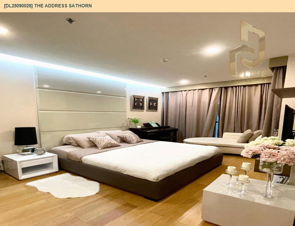 picture DL25090026 Condo for rent, The Address Sathorn near BTS Saint Louis, ready to move in, call urgently 0656133286 LineID @655ebbvc - 2/10