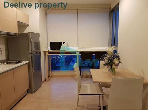 DL012186 Condo for rent, Rhythm Ratchada - Huai Khwang near MRT ห้วยขวาง, ready to move in, call urgently 0656133286 LineID @655ebbvc