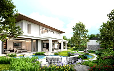 Houses for sale Hua Hin Bus Station : 3-BR Villa at The Lake Park Hua Hin in Nong Kae (ID 2200896)