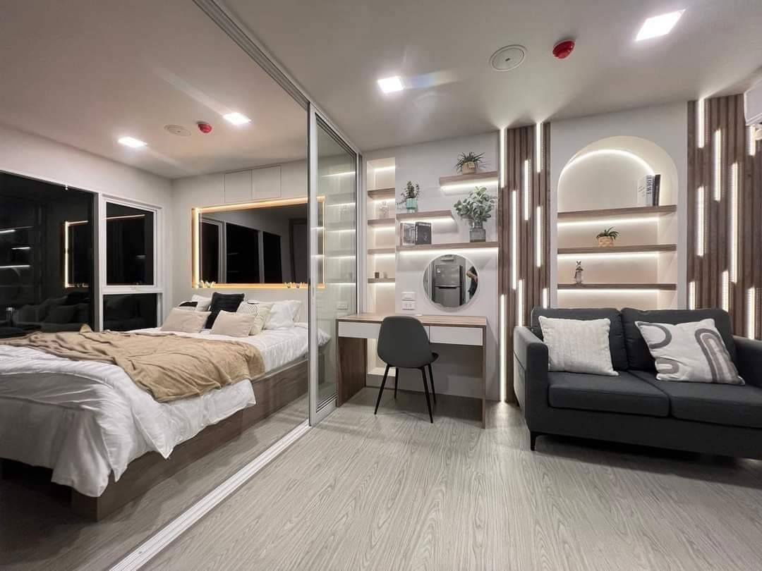 รูป 🏡 ให้เช่า Kave Town Island💖 ✨ ตึก C ชั้น 4 ห้องมุมครัวแยก ตกแต่งจัดเต็ม - รูปที่ 9/15