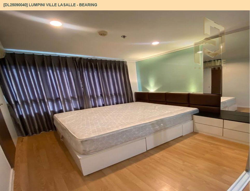 picture DL25090040 Condo for rent, Lumpini Ville Lasalle - Bearing near BTS Bearing, ready to move in, call urgently 0656133286 LineID @655ebbvc - 7/12