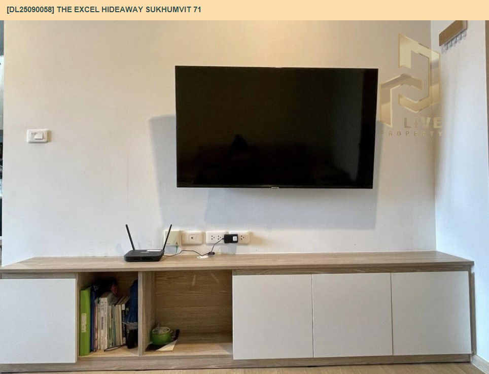 รูป DL25090058 ให้เช่าคอนโด ดิ เอ็กเซล ไฮด์ อะเวย์ สุขุมวิท 71 (The Excel Hideaway Sukhumvit 71) ใกล้ BTS อ่อนนุช พร้อมเข้าอยู่ โทรด่วน 0638692663 LineID @655ebbvc - รูปที่ 4/15