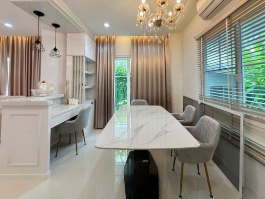 รูป [ให้เช่า] หมู่บ้าน วิลลาจจิโอ ปิ่นเกล้า - ศาลายา / 3 ห้องนอน 3 ห้องน้ำ / 50 ตรว. 140 ตรม. **30,000** บ้านเดี่ยวแปลงหน้าสวน ใกล้มหาวิทยาลัยมหิดลศาลายา - รูปที่ 12/13