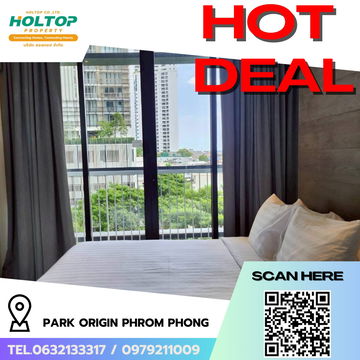 #R6130  🎉 030968 ให้เช่าคอนโด Park Origin Phrom Phong