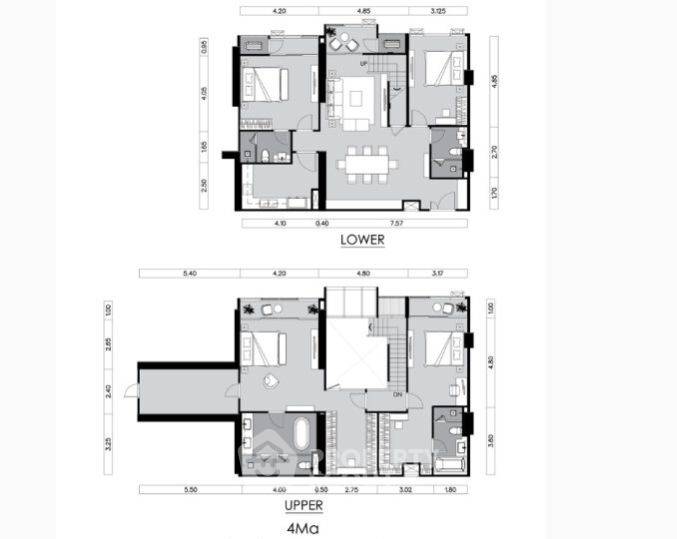 picture 4-BR Condo at Supalai Icon Sathon near MRT Si Lom (ID 1439546) - 9/9