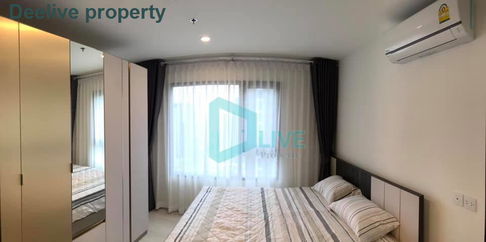 DL007083 Condo for rent, Life Asoke - Rama 9 near MRT พระราม 9, ready to move in, call urgently 0800343450 LineID @655ebbvc